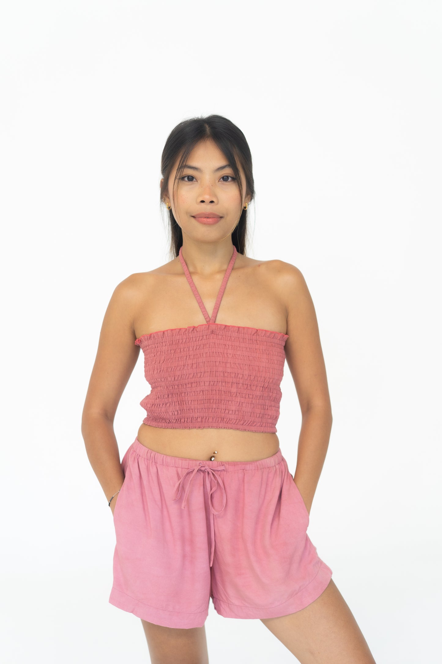 Pink mangoosten summer short