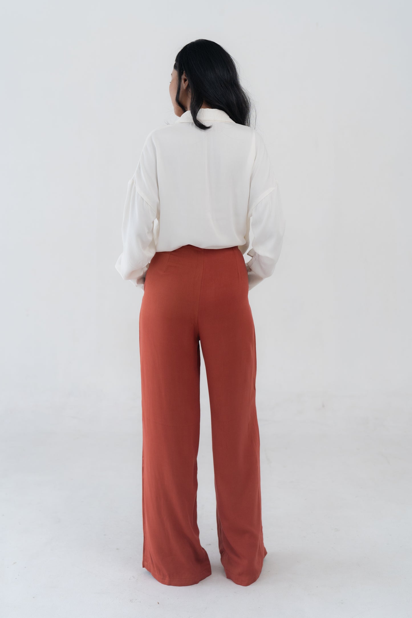 Elle Long Pants Terracotta