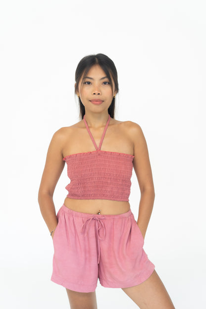 Pink mangoosten summer short