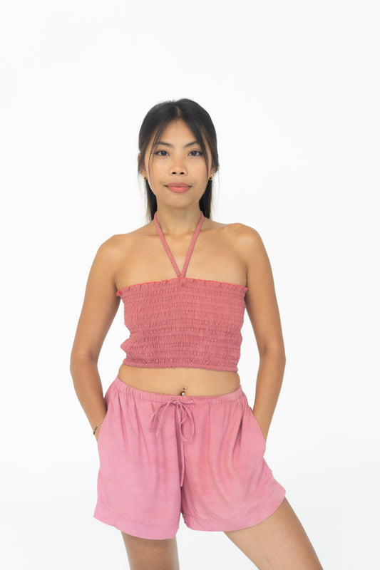 Pink mangoosten summer short