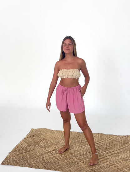 Pink mangoosten summer short